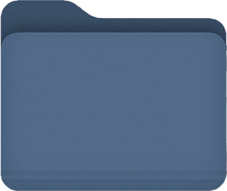 mac folder icon blue 1